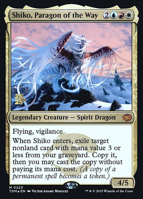 Shiko, Paragon of the Way - Tarkir: Dragonstorm Promos