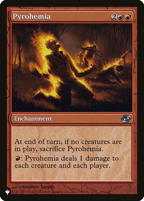 Pyrohemia - The List