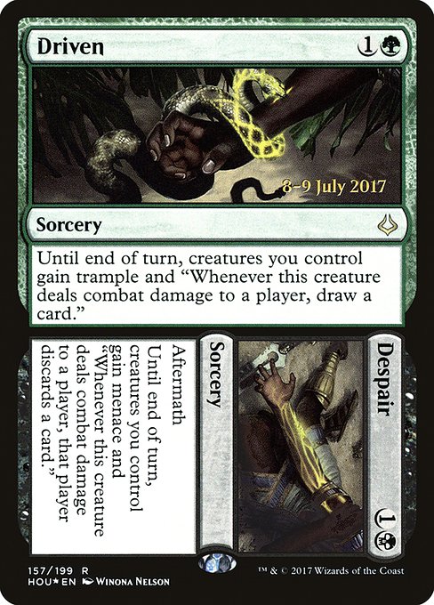 Driven // Despair - Hour of Devastation Promos - Promo Foil