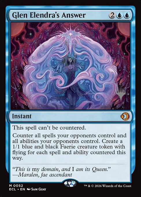 Glen Elendra's Answer - Lorwyn Eclipsed Promos