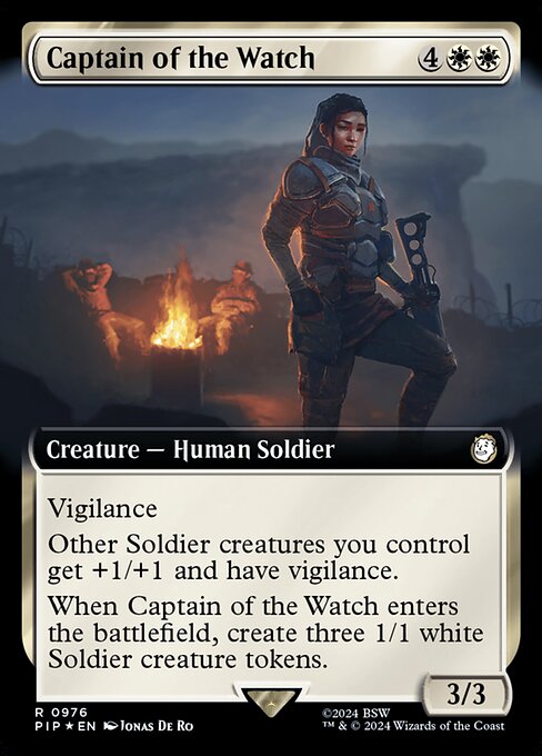 Captain of the Watch - Fallout - Surge Foil