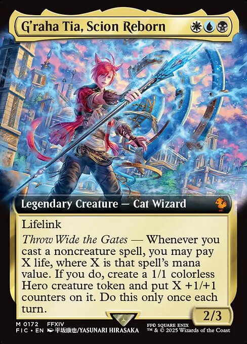 G'raha Tia, Scion Reborn - Final Fantasy Commander - Extended Art