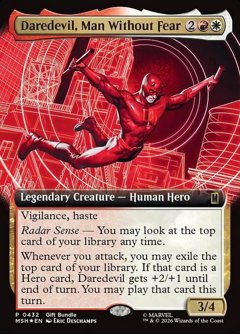 Daredevil, Man Without Fear - Marvel Super Heroes - Extended Art