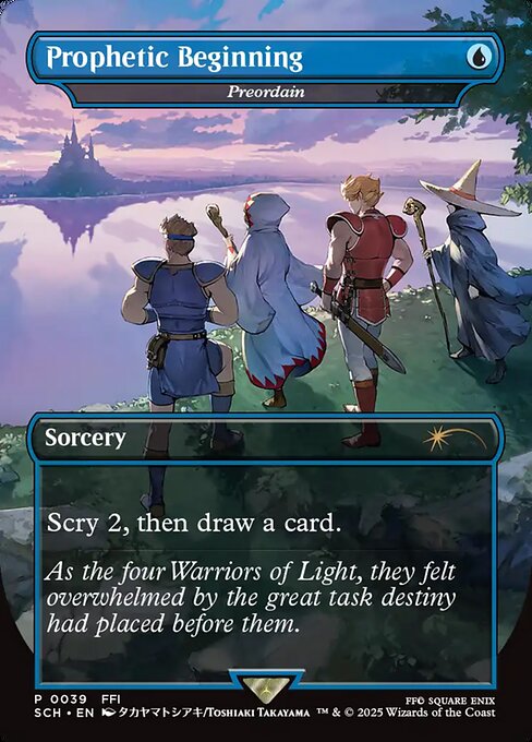 Prophetic Beginning (Preordain) - Store Championships - Borderless