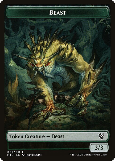 Beast - Midnight Hunt Commander Tokens