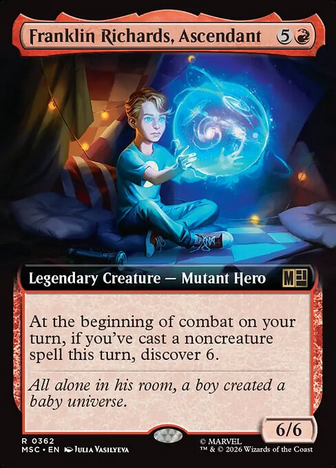 Franklin Richards, Ascendant - Marvel Super Heroes Commander - Extended Art
