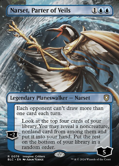 Narset, Parter of Veils - Bloomburrow Commander