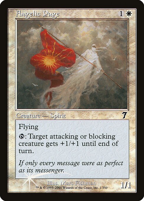 Angelic Page - Seventh Edition - Promo Foil