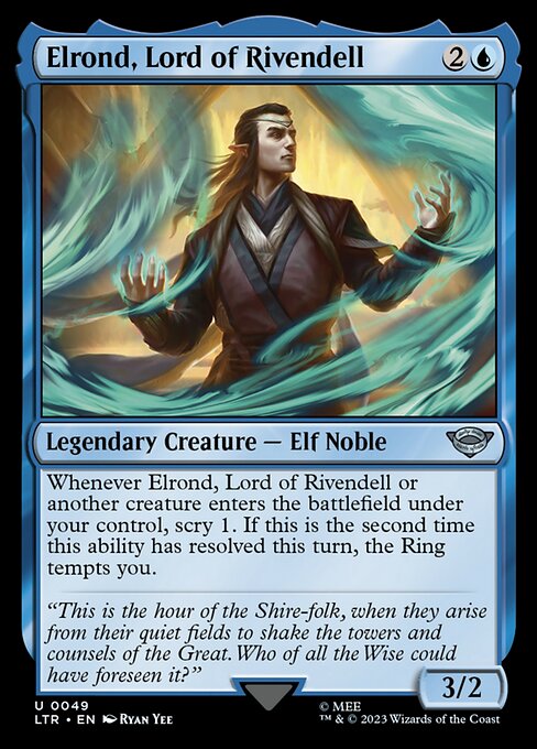 Elrond, Lord of Rivendell - The Lord of the Rings: Tales of Middle-earth