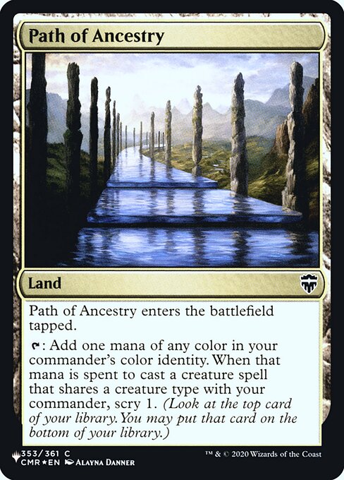 Path of Ancestry - The List - Promo Foil