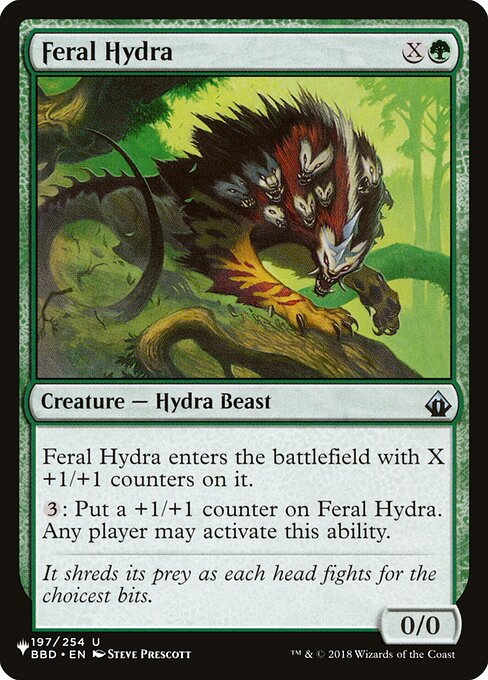 Feral Hydra - The List