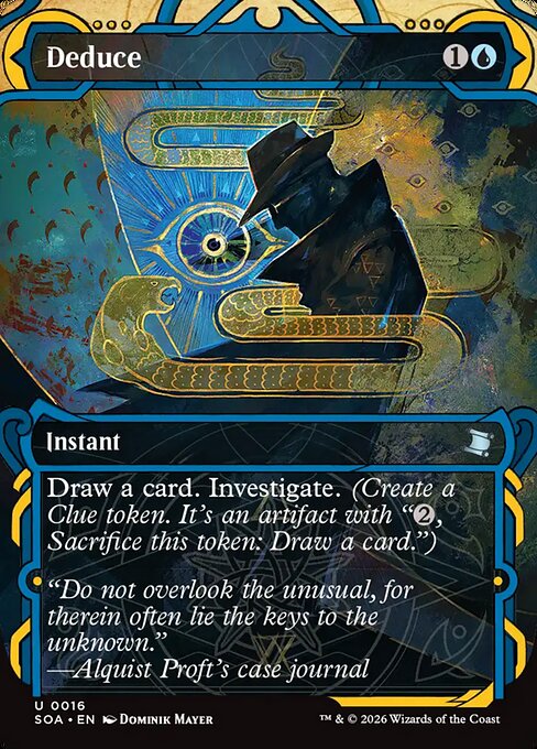 Deduce - Secrets of Strixhaven Mystical Archive - Showcase