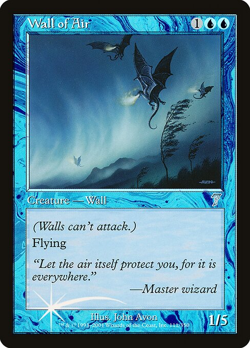 Wall of Air - Seventh Edition - Promo Foil