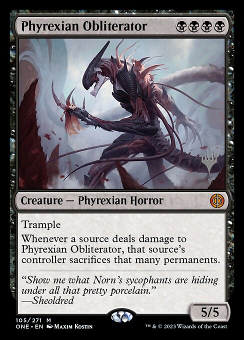 Phyrexian Obliterator - Phyrexia: All Will Be One Promos