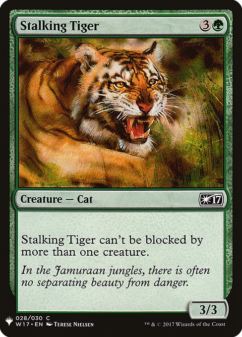 Stalking Tiger - The List