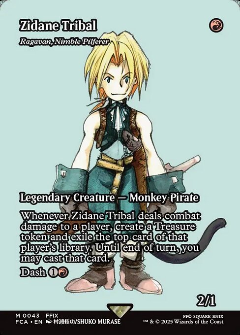 Zidane Tribal (Ragavan, Nimble Pilferer) - Final Fantasy: Through the Ages