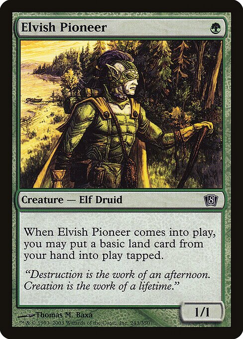 Elvish Pioneer - Eighth Edition - Promo Foil