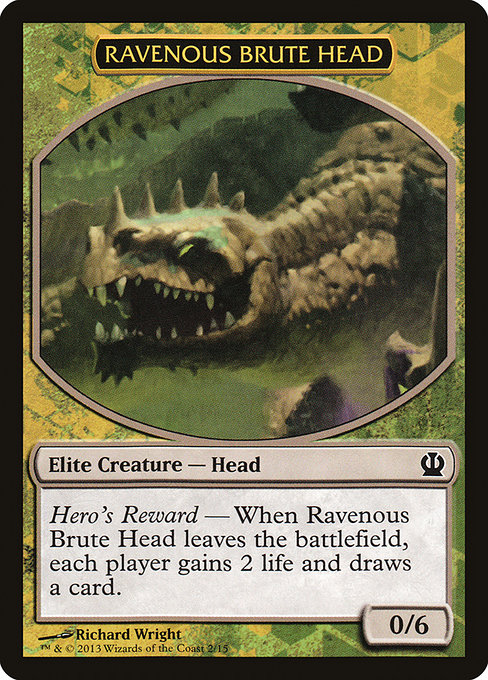 Ravenous Brute Head - Face the Hydra