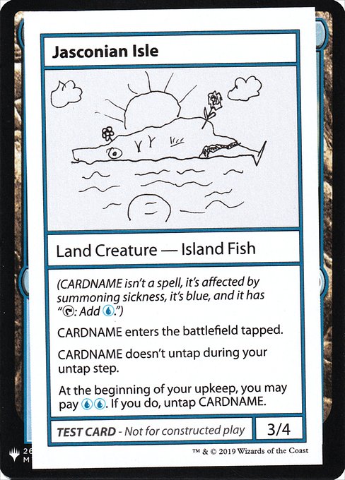 Jasconian Isle - Mystery Booster Playtest Cards 2019