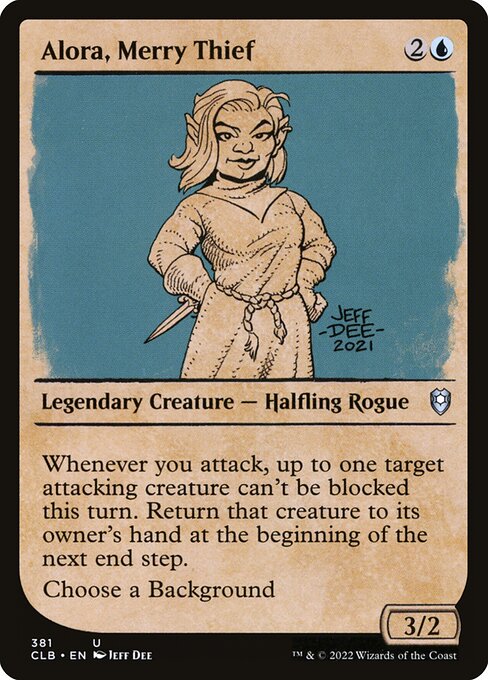 Alora, Merry Thief - Commander Legends: Battle for Baldur's Gate