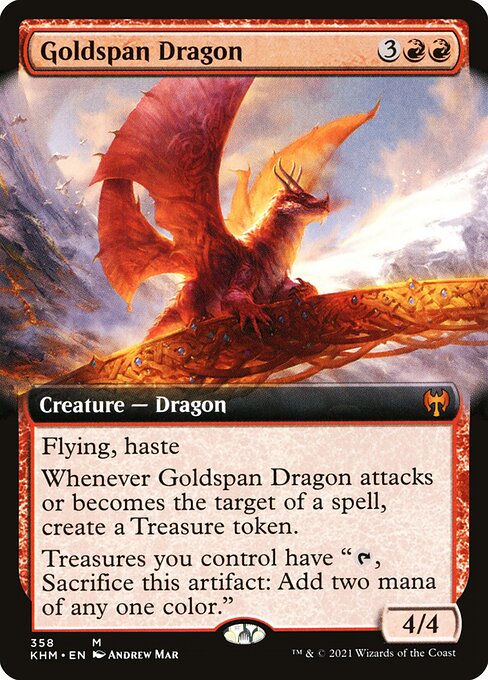 Goldspan Dragon - Kaldheim