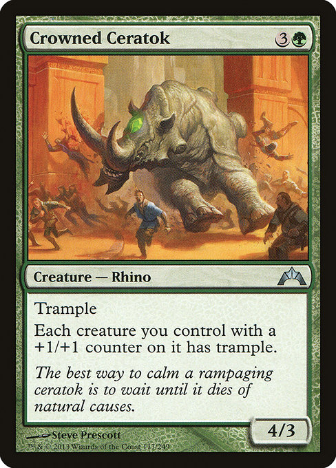 Crowned Ceratok - Gatecrash