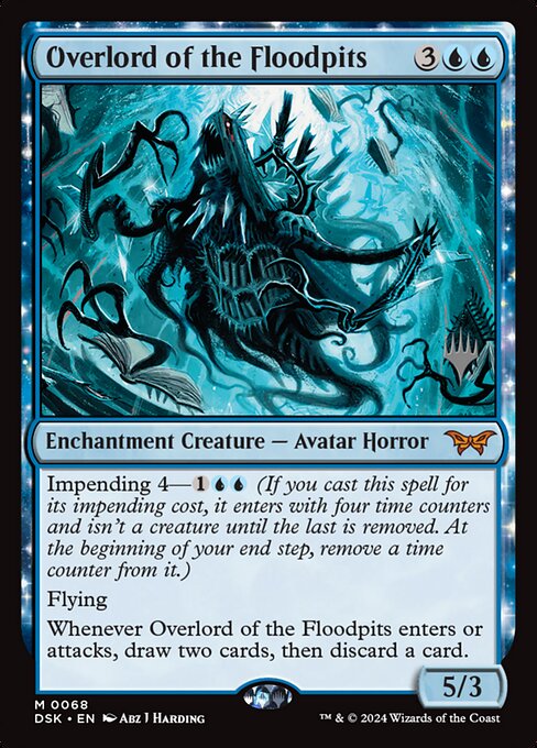 Overlord of the Floodpits - Duskmourn: House of Horror Promos