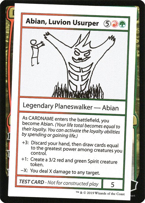 Abian, Luvion Usurper - Mystery Booster Playtest Cards 2021