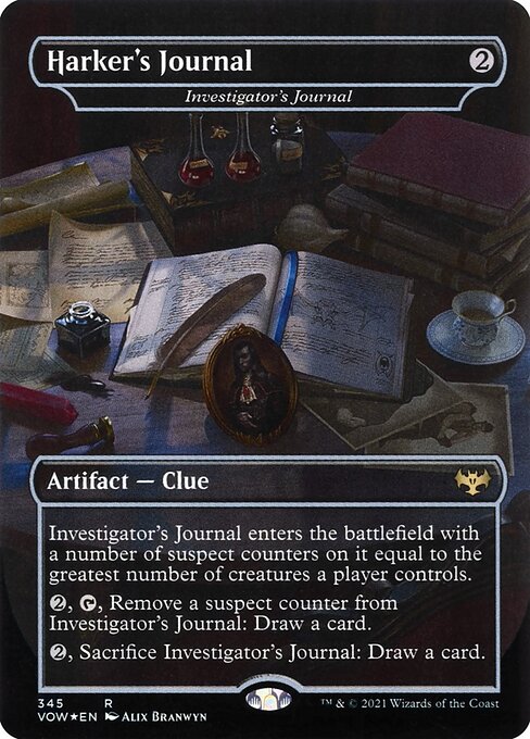 Harker's Journal (Investigator's Journal) - Innistrad: Crimson Vow