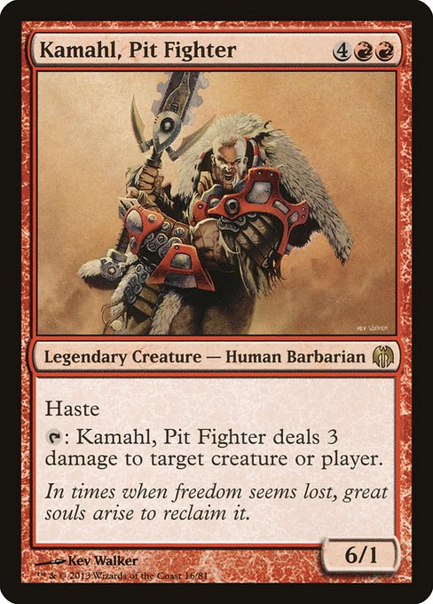 Kamahl, Pit Fighter - Duel Decks: Heroes vs. Monsters