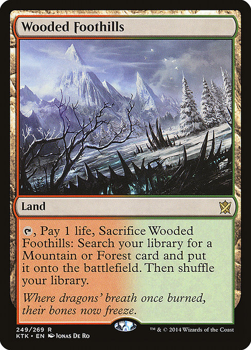 Wooded Foothills - Khans of Tarkir