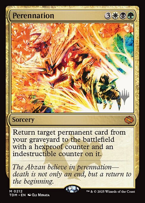 Perennation - Tarkir: Dragonstorm Promos