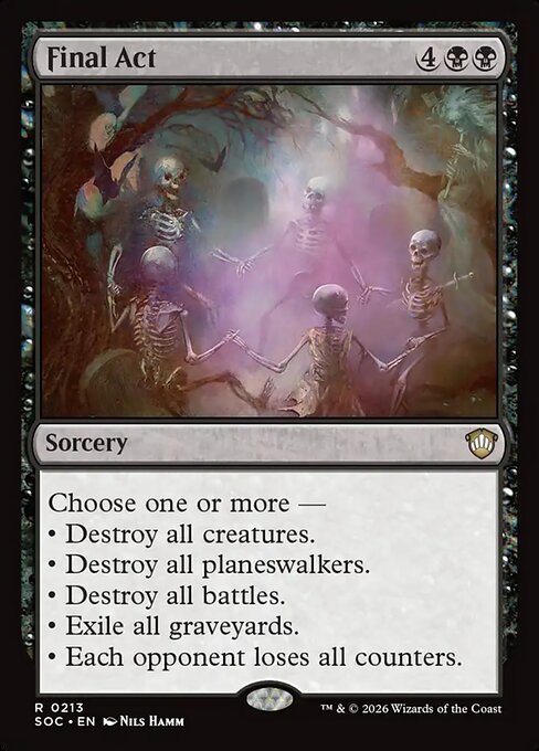 Final Act - Secrets of Strixhaven Commander