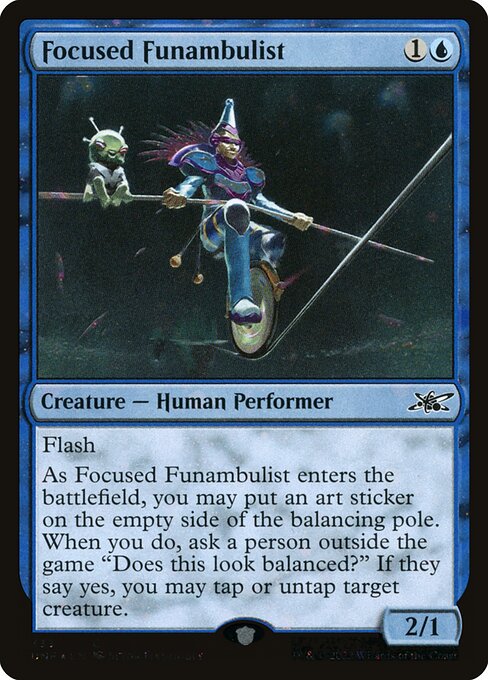 Focused Funambulist - Unfinity - Galaxy Foil