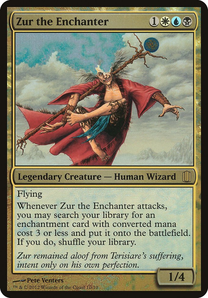 Zur the Enchanter - Commander's Arsenal Oversized - Promo Foil