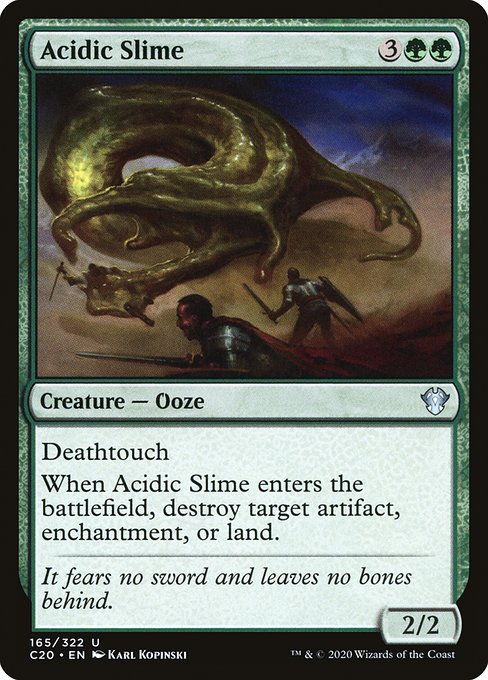 Acidic Slime - Commander 2020