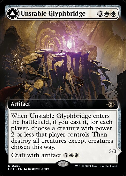 Unstable Glyphbridge // Sandswirl Wanderglyph - The Lost Caverns of Ixalan