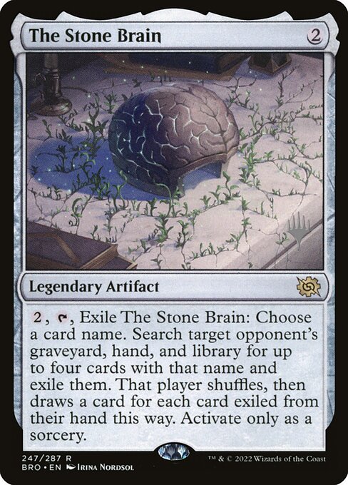 The Stone Brain - The Brothers' War Promos