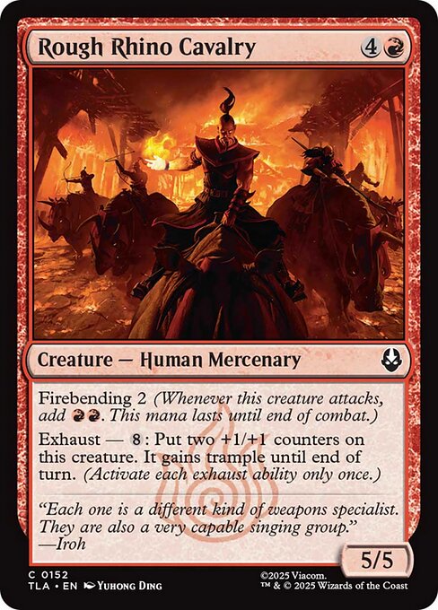 Rough Rhino Cavalry - Avatar: The Last Airbender