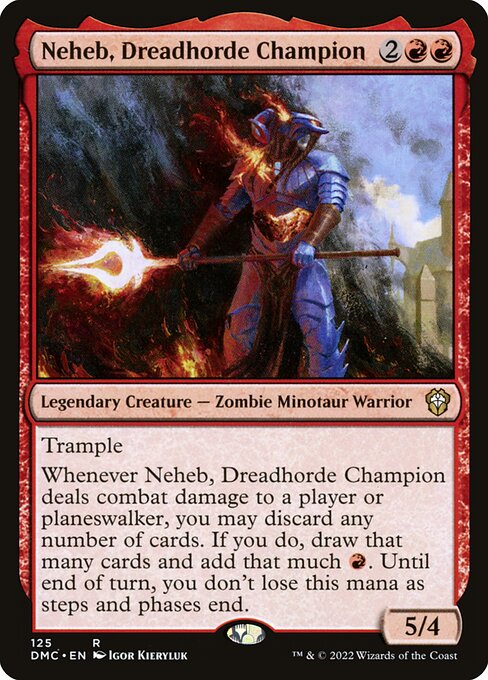 Neheb, Dreadhorde Champion - Dominaria United Commander