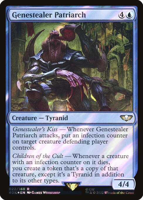 Genestealer Patriarch - Warhammer 40,000 Commander - Surge Foil