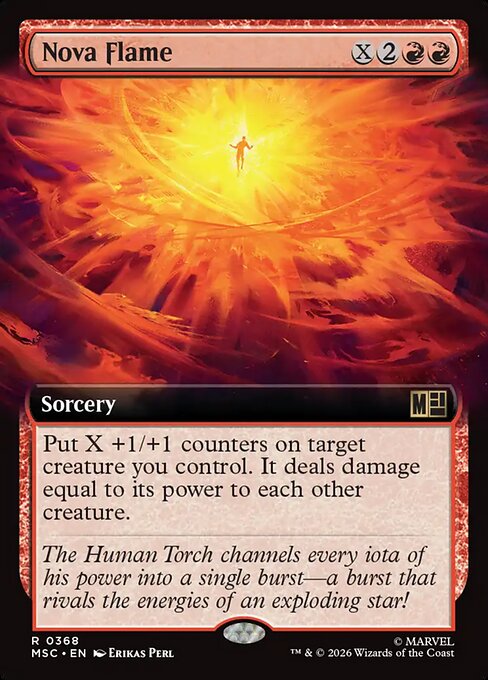 Nova Flame - Marvel Super Heroes Commander - Extended Art