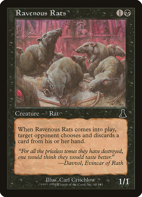 Ravenous Rats - Urza's Destiny