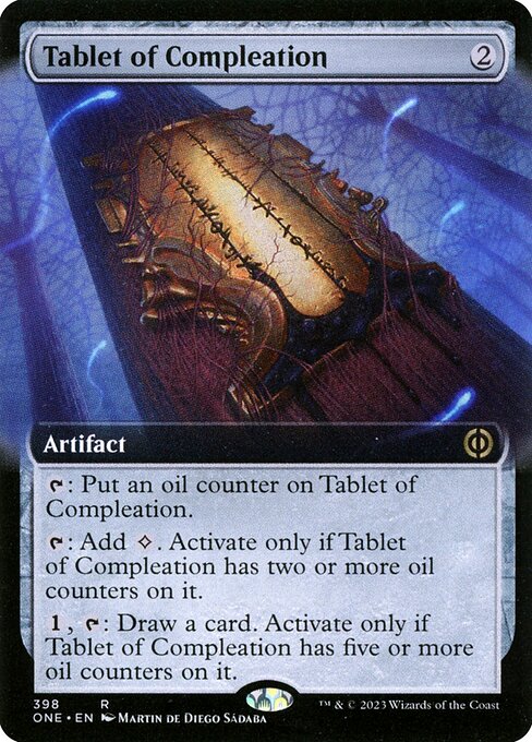 Tablet of Compleation - Phyrexia: All Will Be One - Extended Art