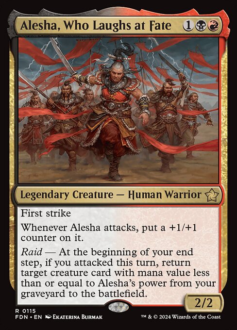 Alesha, Who Laughs at Fate - Foundations