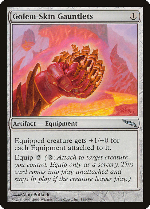 Golem-Skin Gauntlets - Mirrodin