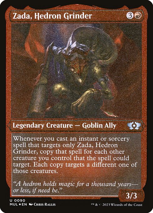 Zada, Hedron Grinder - Multiverse Legends - Etched Foil