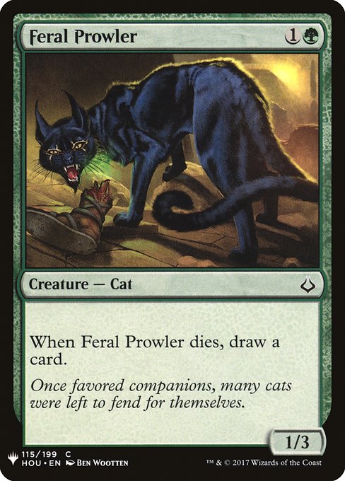 Feral Prowler - The List