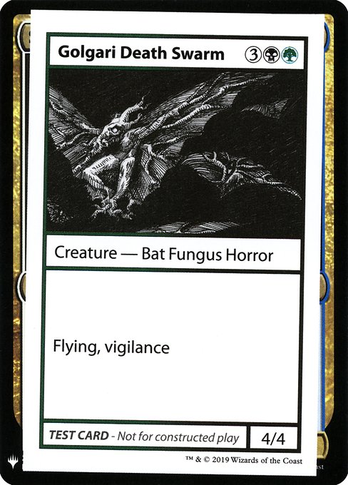 Golgari Death Swarm - Mystery Booster Playtest Cards 2019