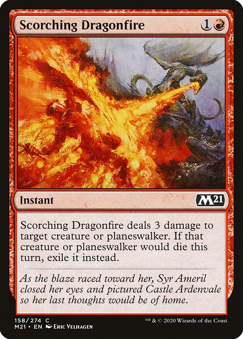 Scorching Dragonfire - Core Set 2021